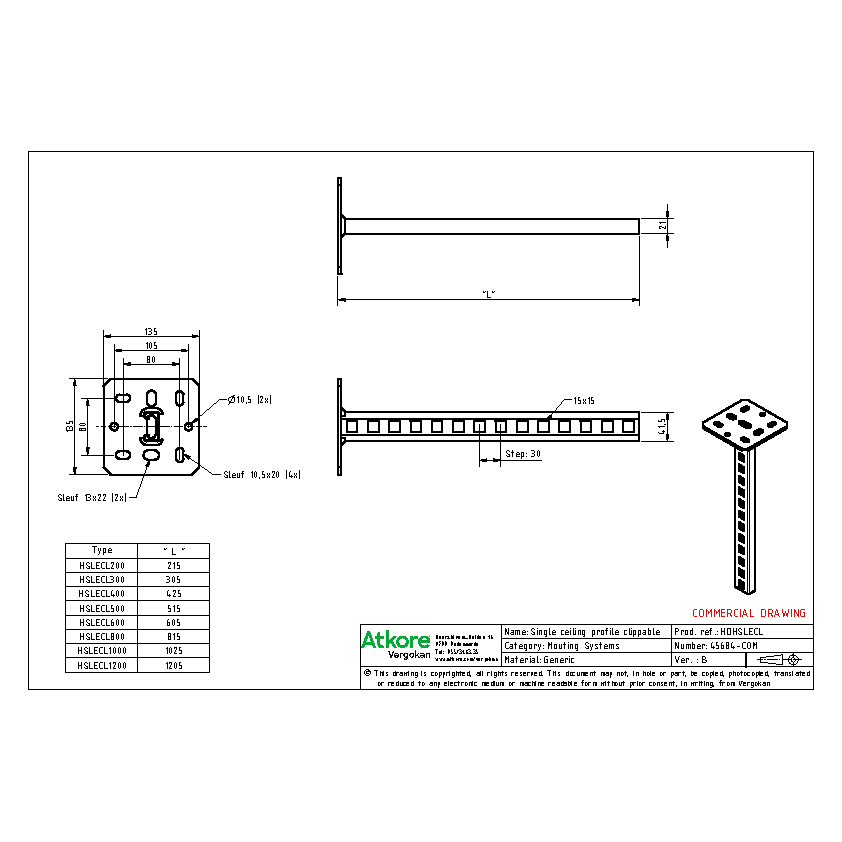 COMMERCIAL HDHSLECL